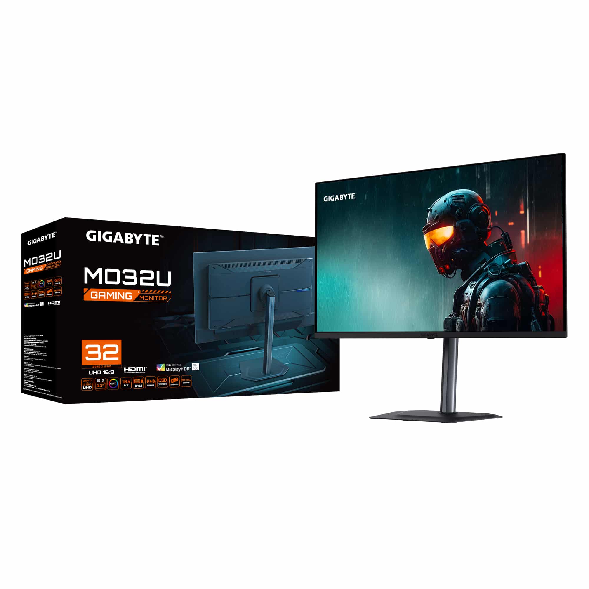 GIGABYTE MO32U computer monitor 80 cm (31.5") 3840 x 2160 Pixels 4K Ultra HD OLED Zwart - Afbeelding 6