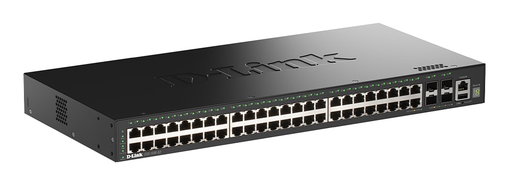 D-Link DGS-1530-52/E netwerk-switch Managed L2 Gigabit Ethernet (10/100/1000) Zwart - Afbeelding 2