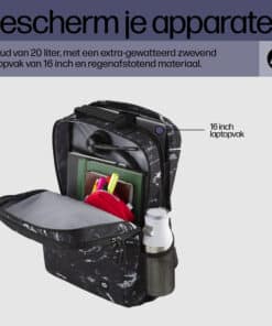 HP Campus XL Backpack, Marble Stone - Afbeelding 3