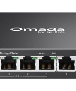 TP-Link ES206XPP-M2 netwerk-switch Managed L2 2.5G Ethernet (100/1000/2500) Power over Ethernet (PoE) Bureaublad-/wandmontage Zwart