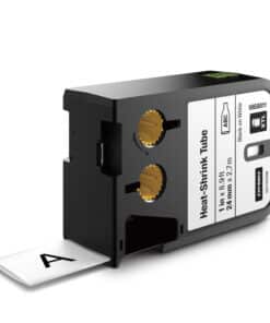 DYMO XTL krimpkouslabels | 24 mm x 2,7 m | zwart op wit