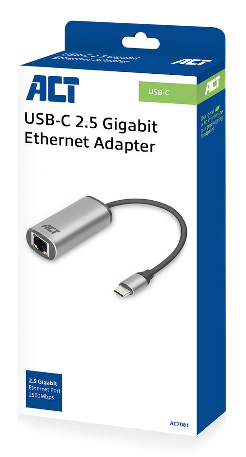 ACT USB-C naar 2,5 Gigabit ethernet adapter - Afbeelding 7
