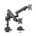 ACT Monitorarm 35" office solid pro, mechanische veer, 2 schermen - Afbeelding 8