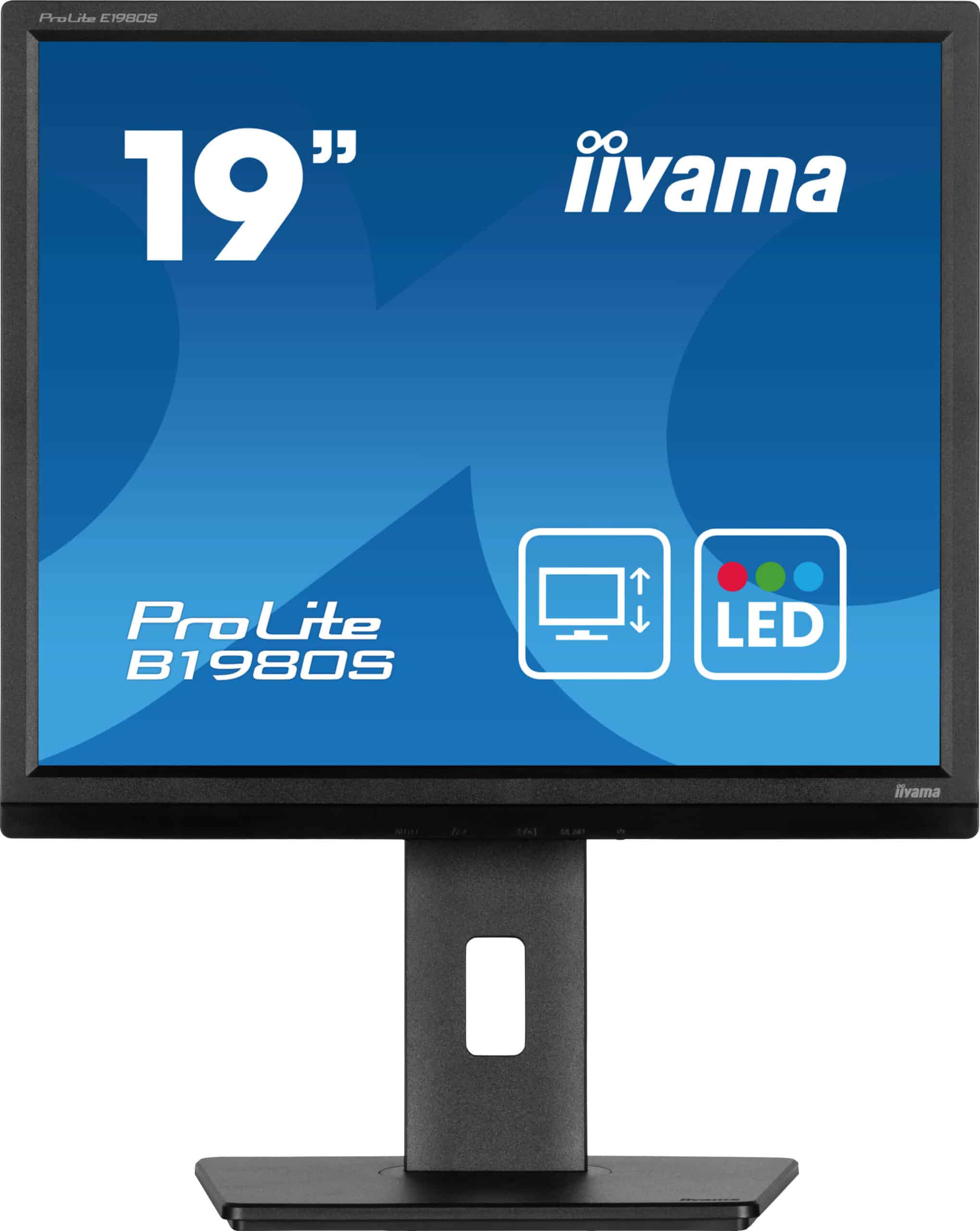 iiyama ProLite B1980S-B1 computer monitor 48,3 cm (19") 1280 x 1024 Pixels VGA LED Zwart - Afbeelding 3