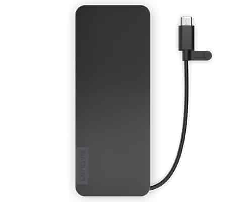 Lenovo 4X11N40212 laptop dock & poortreplicator Bedraad USB 3.2 Gen 1 (3.1 Gen 1) Type-C Zwart - Afbeelding 3