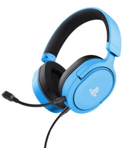 Trust GXT 498B Forta Gaming Headset - Officieel gelicentieerde Playstation 5 gamingheadset – Opklapbare microfoon – Over-ear ontwerp – Blauw