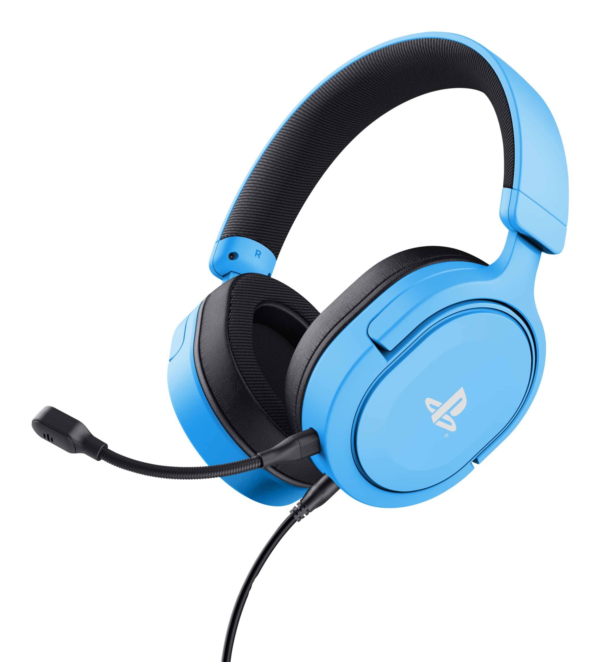 Trust GXT 498B Forta Gaming Headset - Officieel gelicentieerde Playstation 5 gamingheadset – Opklapbare microfoon – Over-ear ontwerp – Blauw