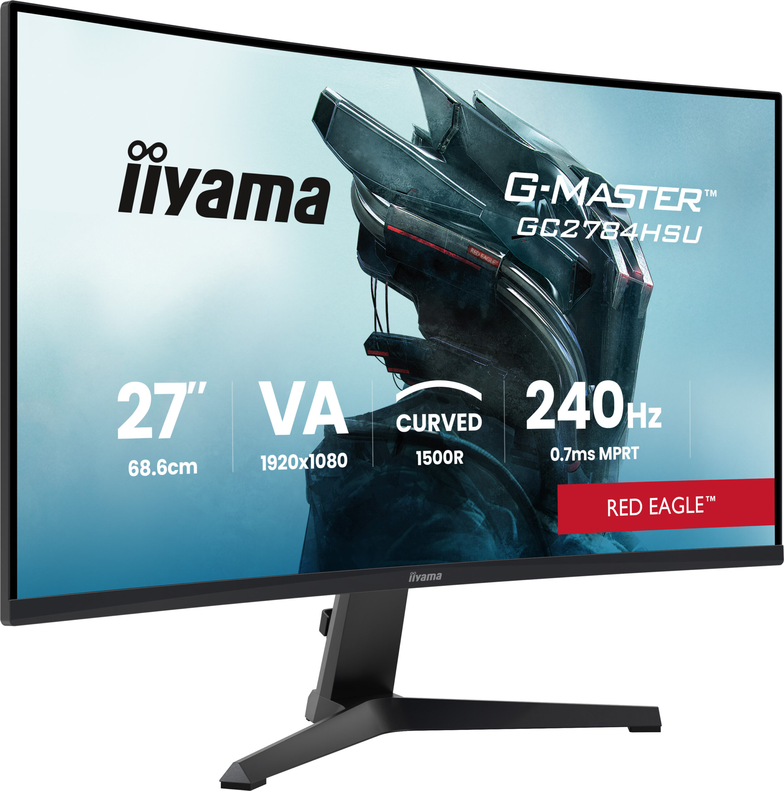 iiyama G-MASTER GC2784HSU-B1 computer monitor 68,6 cm (27") 1920 x 1080 Pixels Full HD LCD Zwart - Afbeelding 2