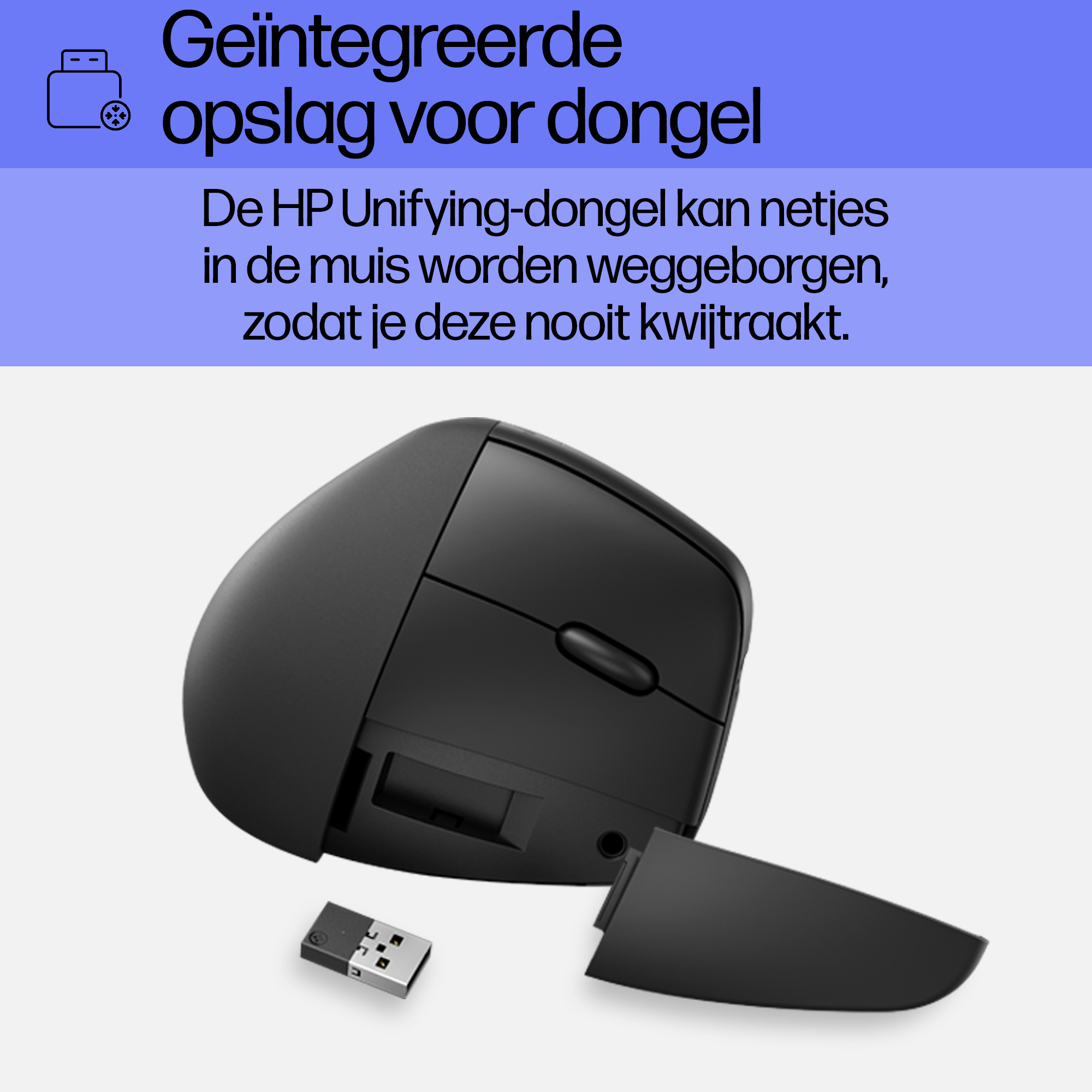 HP 925 ergonomische verticale muis - Afbeelding 2