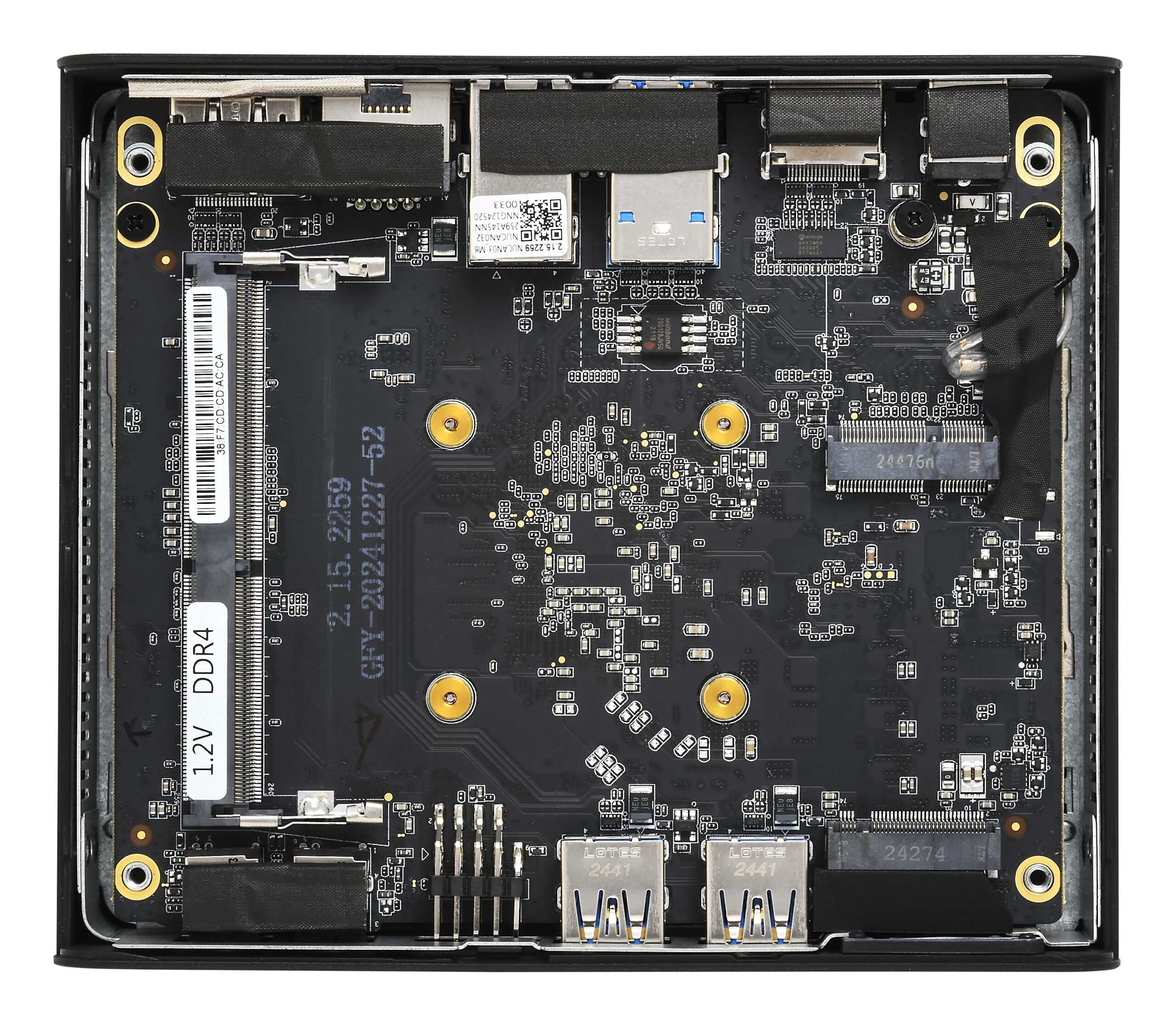 Shuttle PFD-NE10N101 Nano PC NE1010BA, Windows 11 Pro, Intel N100, 8GB DDR4, 128GB M.2, fanless 24/7 - Afbeelding 6