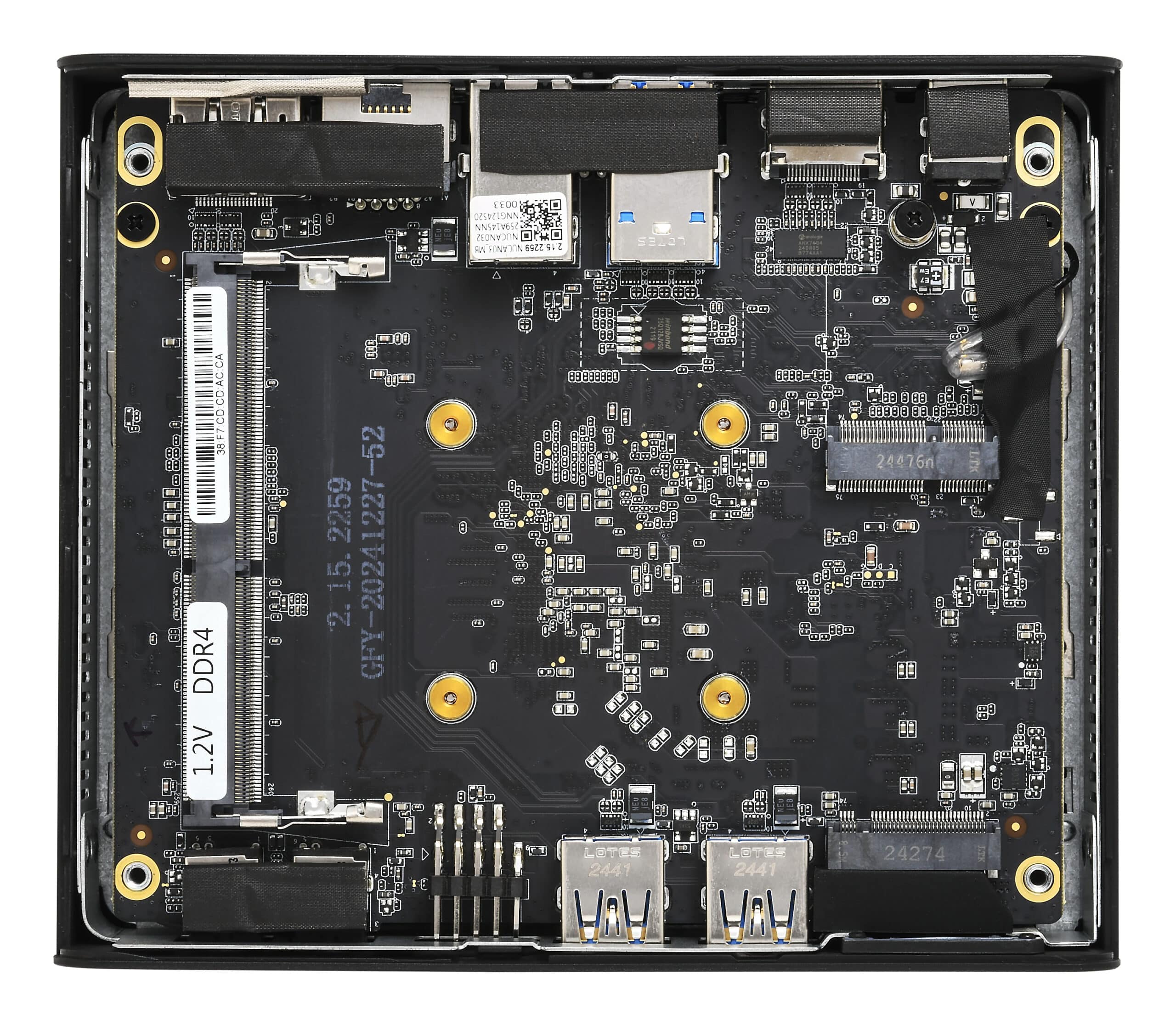 Shuttle PFC-NE10N101 NE1010XA Nano PC, Intel N100, 8GB DDR4, 250GB M.2, HDMI, DP, 6x USB, LAN, 24/7 - Afbeelding 6