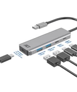 ACT USB-A hub 3.0, 2x USB-A, 2x USB-C - Afbeelding 3