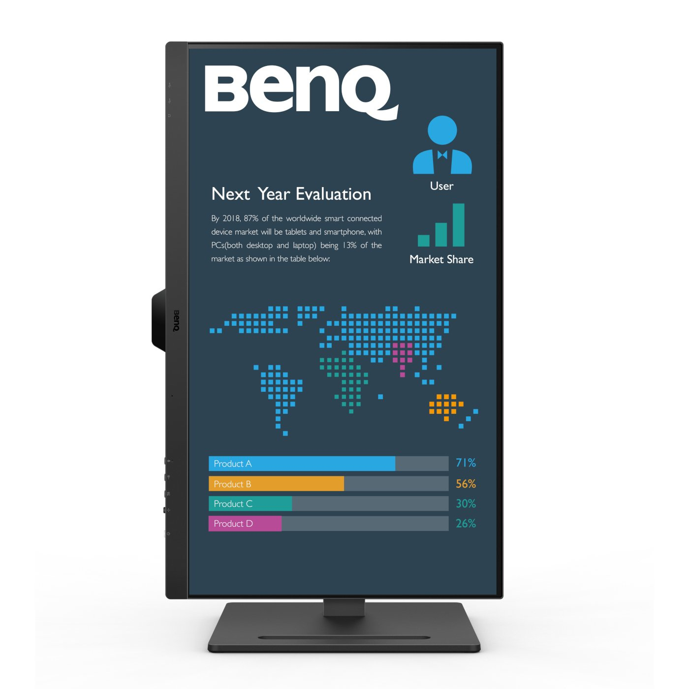 BenQ BL2790QT computer monitor 68,6 cm (27") 2560 x 1440 Pixels Quad HD LED Zwart - Afbeelding 3