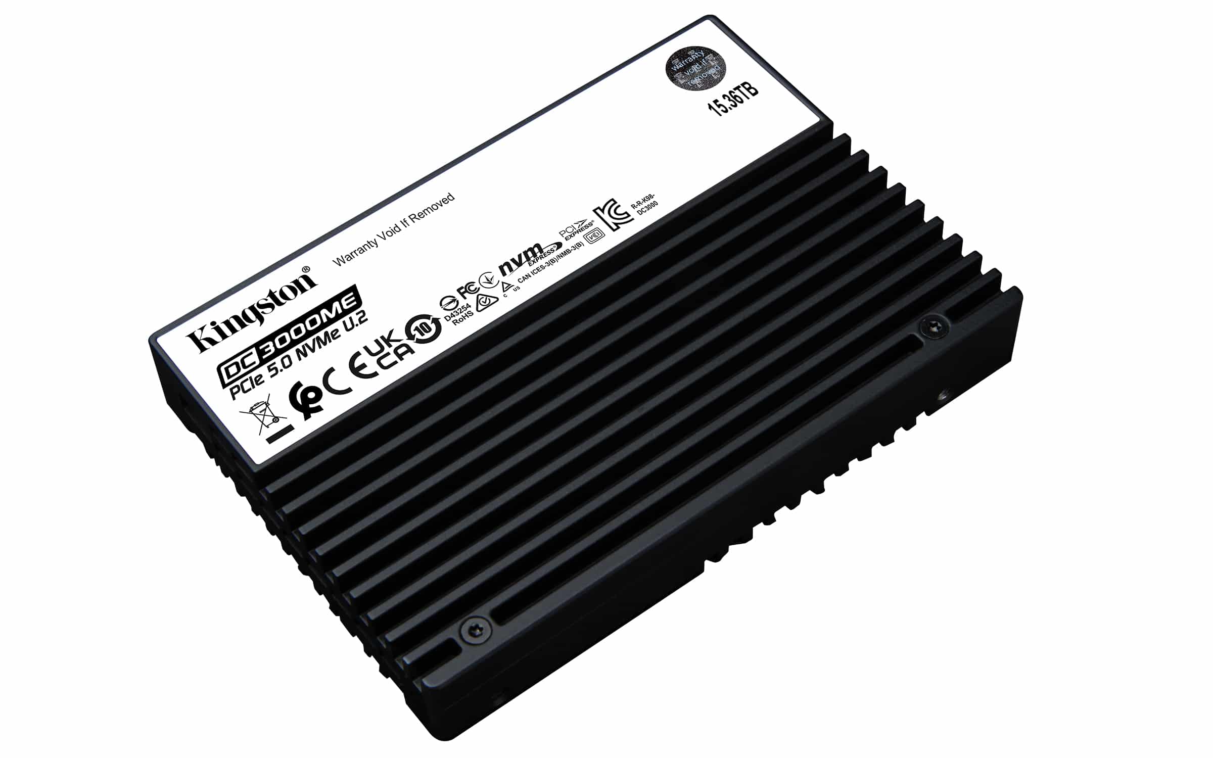 Kingston Technology 15,36TB DC3000ME U.2 PCIe 5.0 NVMe TCG Opal Enterprise SSD - Afbeelding 3