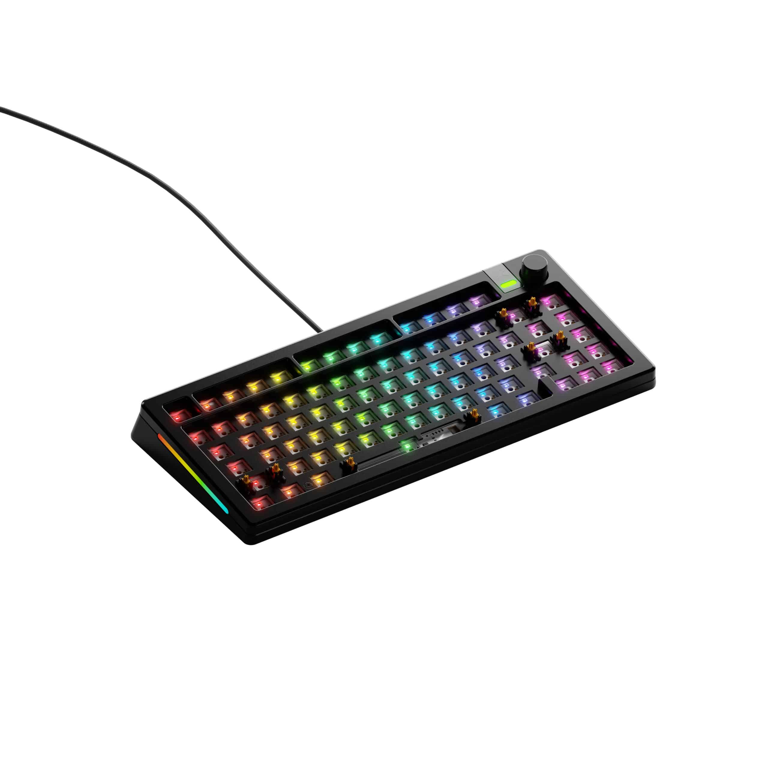 Glorious Gaming GMMK 3 PRO 75% Barebones toetsenbord Thuis USB Nee Zwart