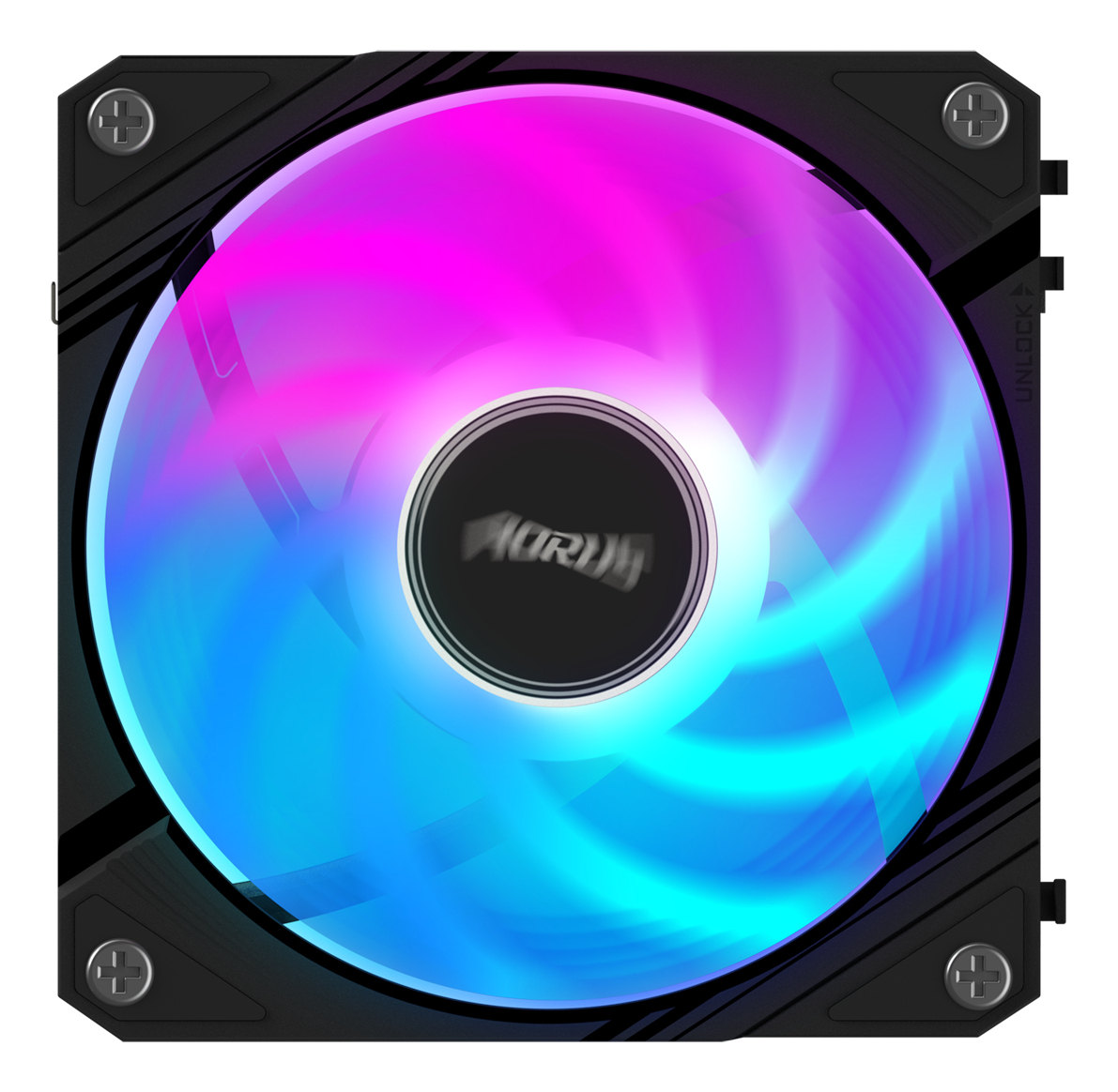 GIGABYTE AORUS EZ CHAIN FAN 120 Moederbord Ventilator 12 cm Zwart 1 stuk(s) - Afbeelding 2