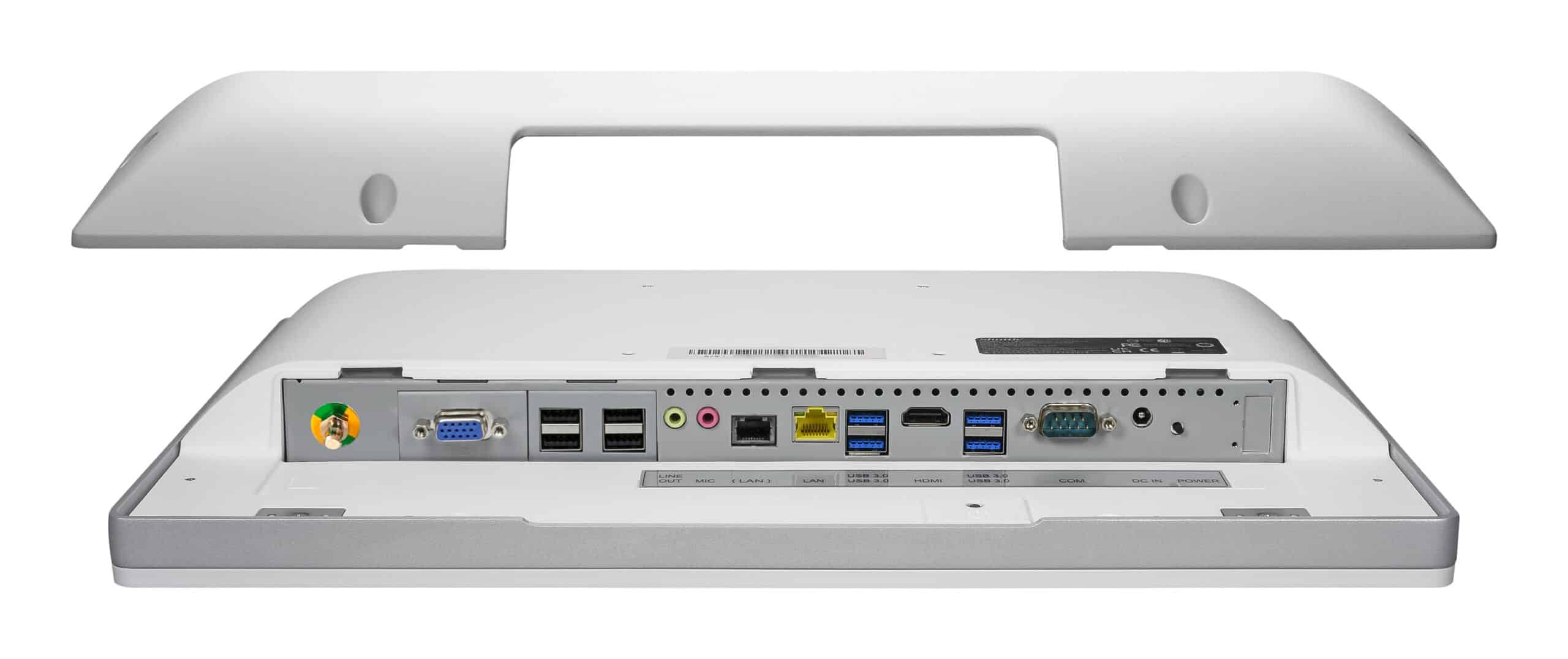 Shuttle All-In-One Medical Panel PC Barebone M15AL01-i5, 15.6" Multi-Touch-Screen, Intel Core i5-1235U, 2xLAN, RS232, POAG, IP65, ventilatorloos, 24/7 permanent gebruik - Afbeelding 4