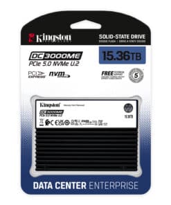Kingston Technology 15,36TB DC3000ME U.2 PCIe 5.0 NVMe TCG Opal Enterprise SSD - Afbeelding 4