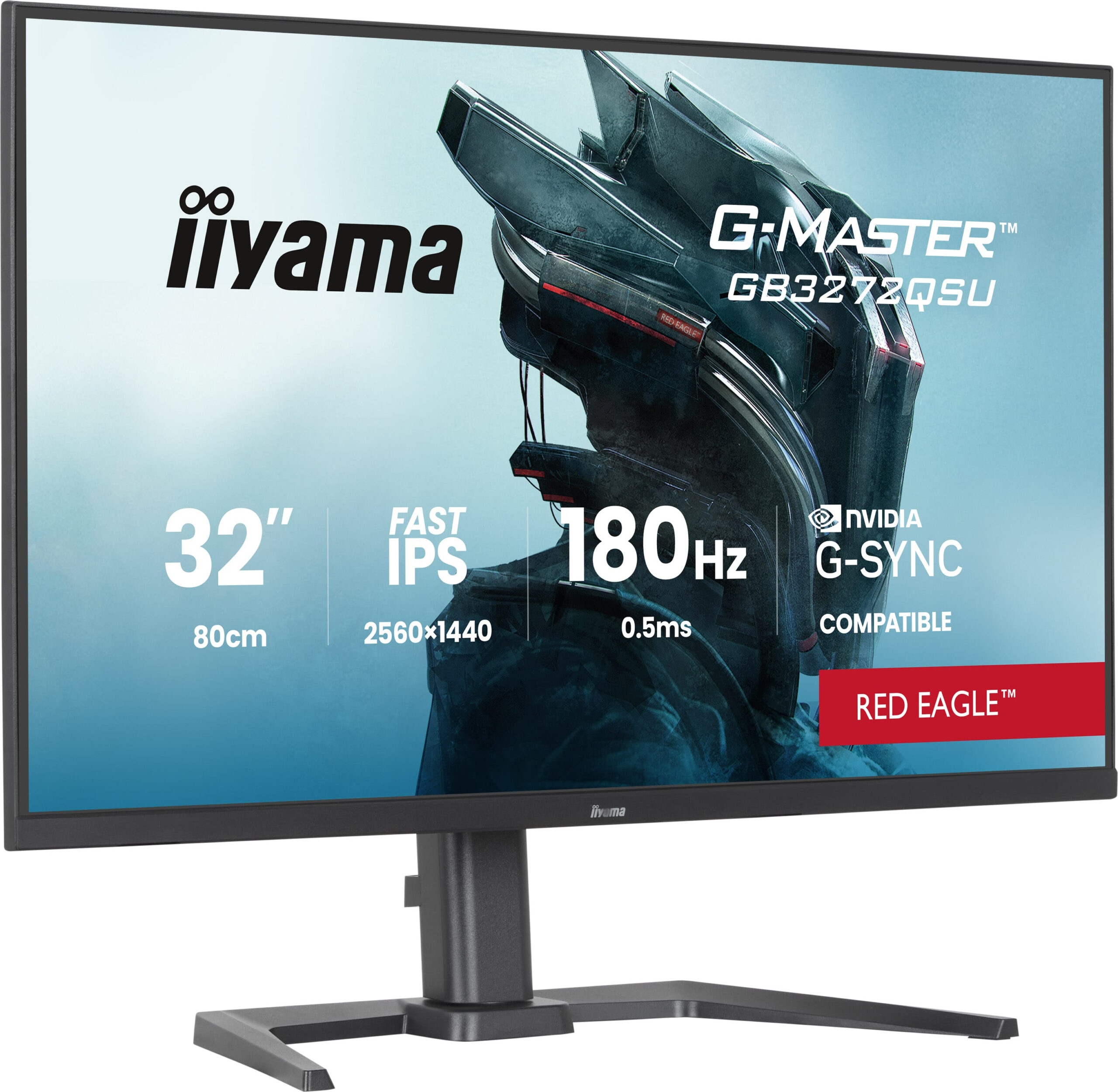 iiyama G-MASTER GB3272QSU-B1 computer monitor 80 cm (31.5") 2560 x 1440 Pixels Quad HD LED Zwart - Afbeelding 3