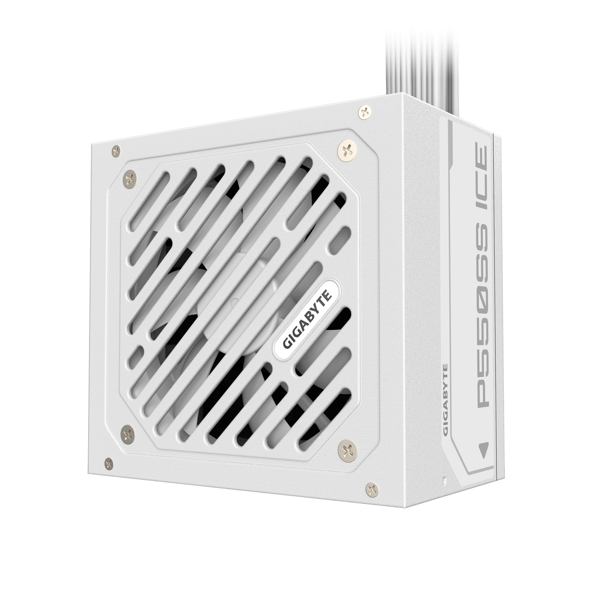 GIGABYTE P550SS ICE power supply unit 550 W 20+4 pin ATX ATX Wit - Afbeelding 2