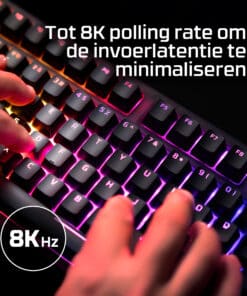 HyperX Origins 2 1800 toetsenbord Gamen USB Zwart