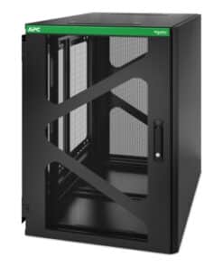 APC NetShelter WX AR118SM - 19inch Wand patchkast, 18U/HE, 800MM diep, Zijmontage, Gemonteerd