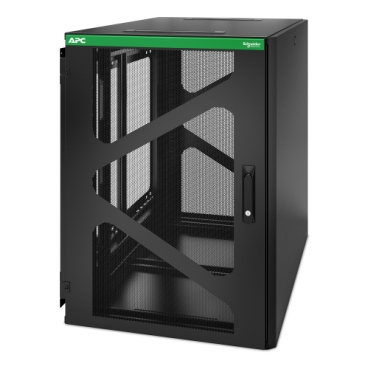 APC NetShelter WX AR118SM - 19inch Wand patchkast, 18U/HE, 800MM diep, Zijmontage, Gemonteerd