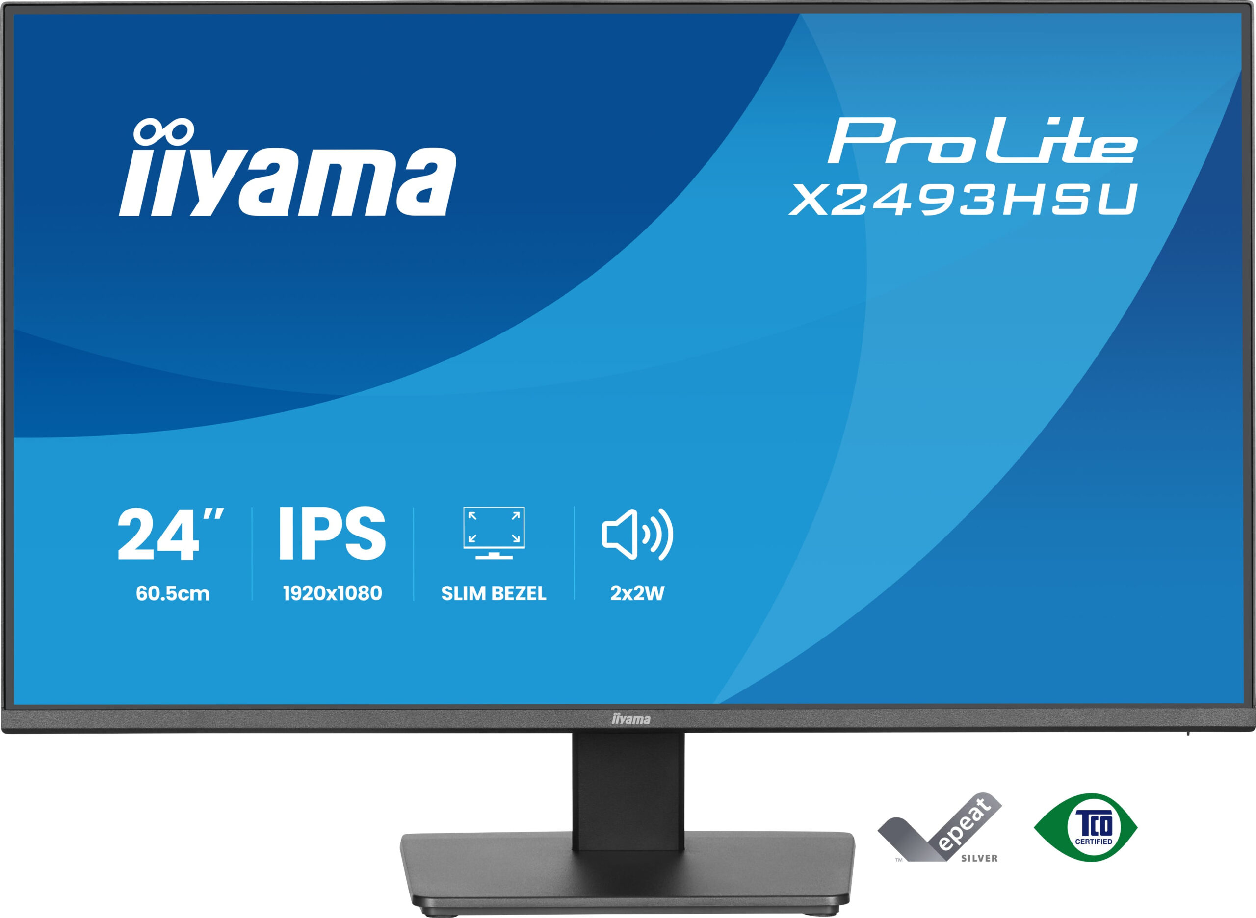 iiyama ProLite X2493HSU-B1 computer monitor 60,5 cm (23.8") 1920 x 1080 Pixels Full HD LED Zwart - Afbeelding 2