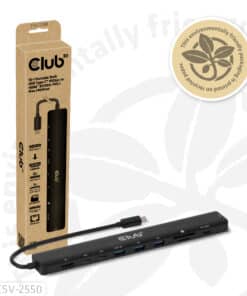 CLUB3D 10-1 Portable Dock USB Type-C 10Gbps to HDMI 8K30Hz PD3.1 Max.140Watt - Afbeelding 2