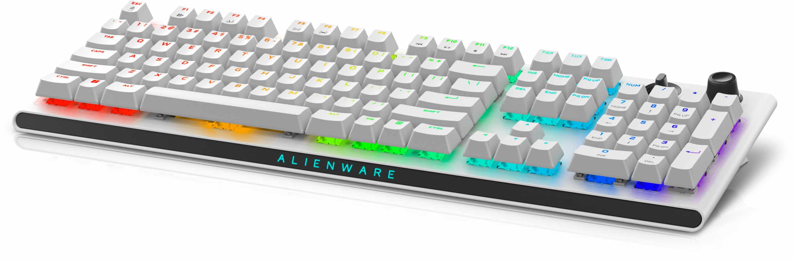 Alienware Tri-Mode AW920K toetsenbord Gamen USB + RF Wireless + Bluetooth Wit - Afbeelding 4