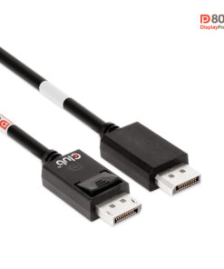CLUB3D DisplayPort 2.1 Bi-Directional VESA DP80 Gecertificeerde kabel 4K240Hz, 8K60Hz or 10K30Hz M/M 1.2m/3.94ft