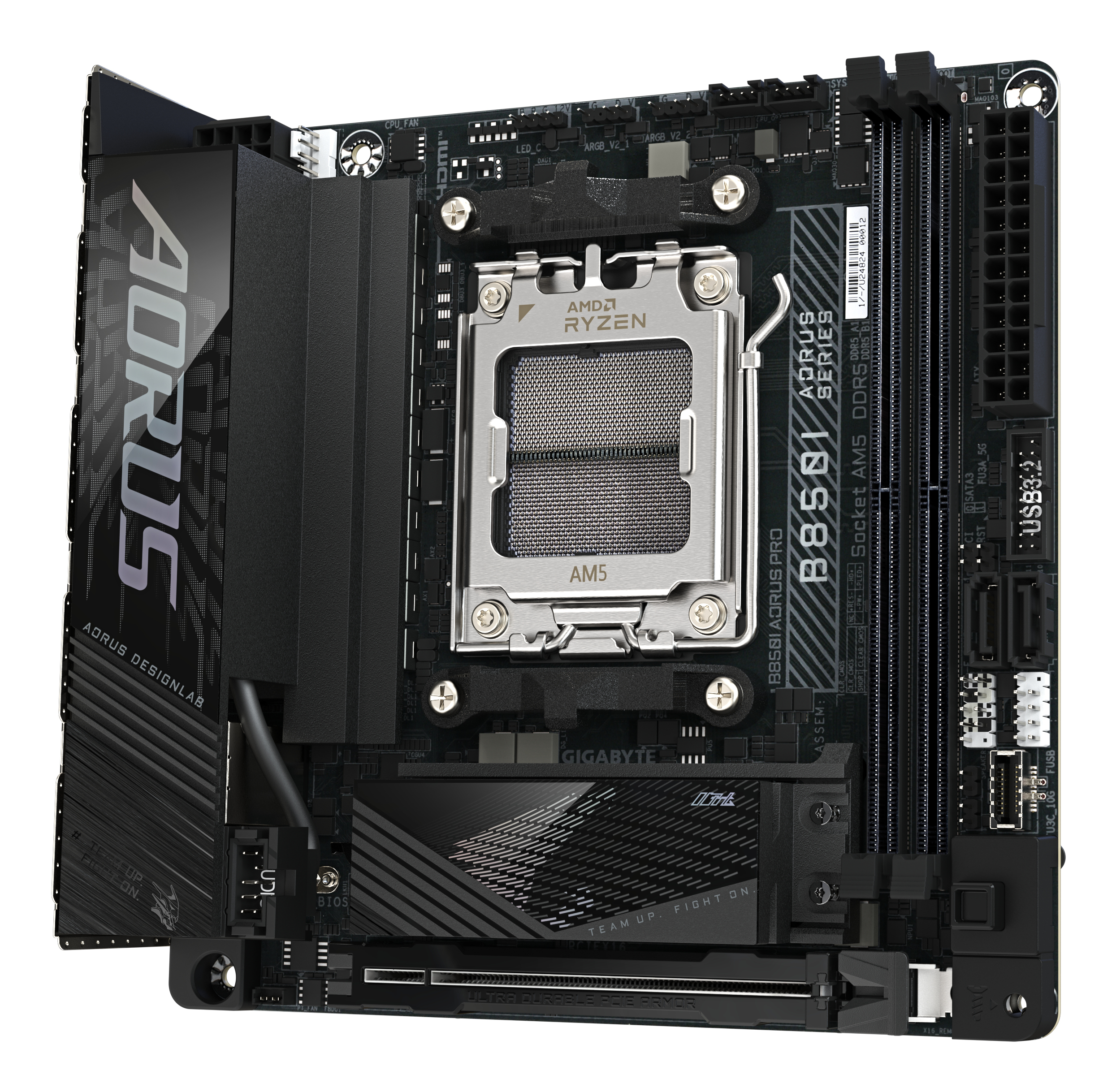 GIGABYTE B850I AORUS PRO moederbord AMD B850 Socket AM5 mini ITX - Afbeelding 3