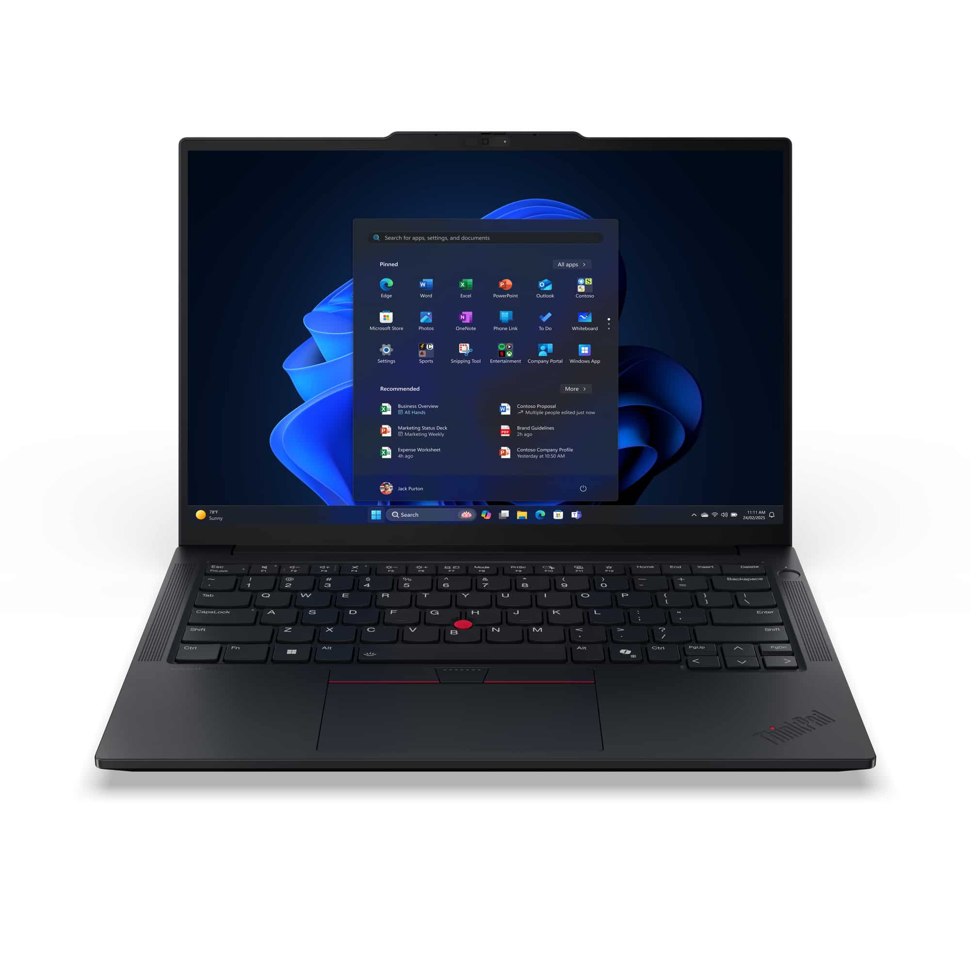 Lenovo ThinkPad E14 Gen 7 (Intel) Intel Core Ultra 7 255H Laptop 35,6 cm (14") WUXGA 32 GB DDR5-SDRAM 1 TB SSD Wi-Fi 6E (802.11ax) Windows 11 Pro Belgisch Zwart
