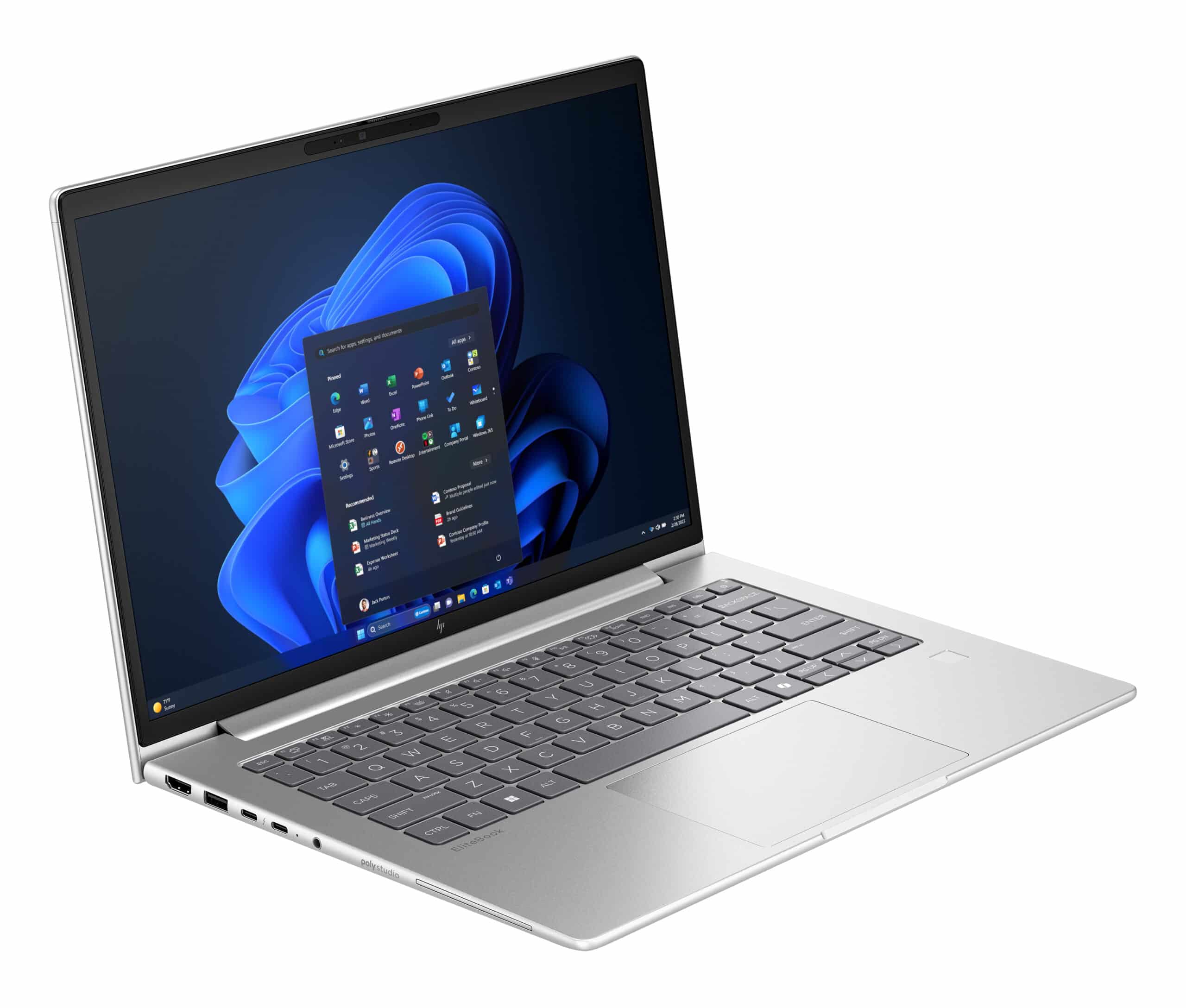 HP EliteBook 6 G1i Intel Core Ultra 5 225U Laptop 35,6 cm (14") WUXGA 32 GB DDR5-SDRAM 512 GB SSD Wi-Fi 7 (802.11be) Windows 11 Pro AI PC Zilver - Afbeelding 2
