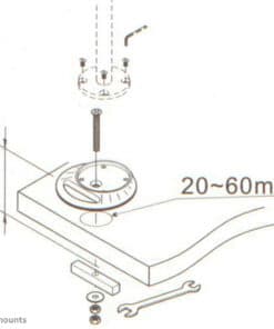 Neomounts FPMA-D9GROMMET Bureaudoorvoer - Afbeelding 3