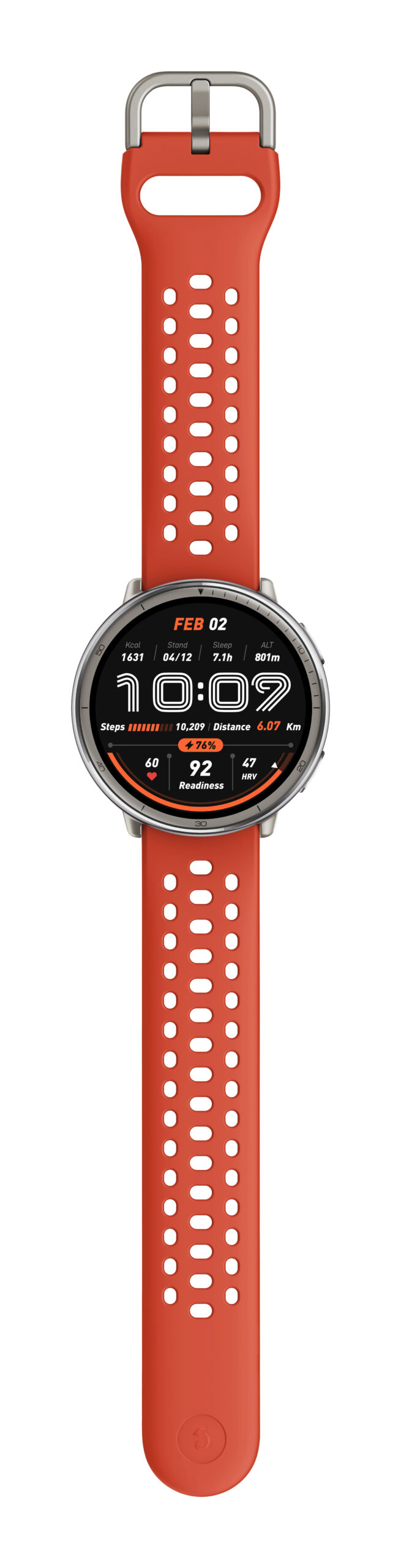 Amazfit W2433EU1N smartwatch & sportwatch 3,35 cm (1.32") AMOLED Digitaal 466 x 466 Pixels Touchscreen Zilver - Afbeelding 8