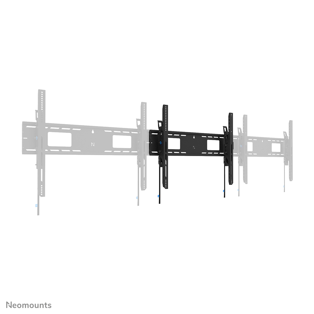 Neomounts WL35-750BL18 Heavy Duty TV wall mount, 98", 100x100 mm, 800x600 mm, -15 - 15°, Black - Afbeelding 6