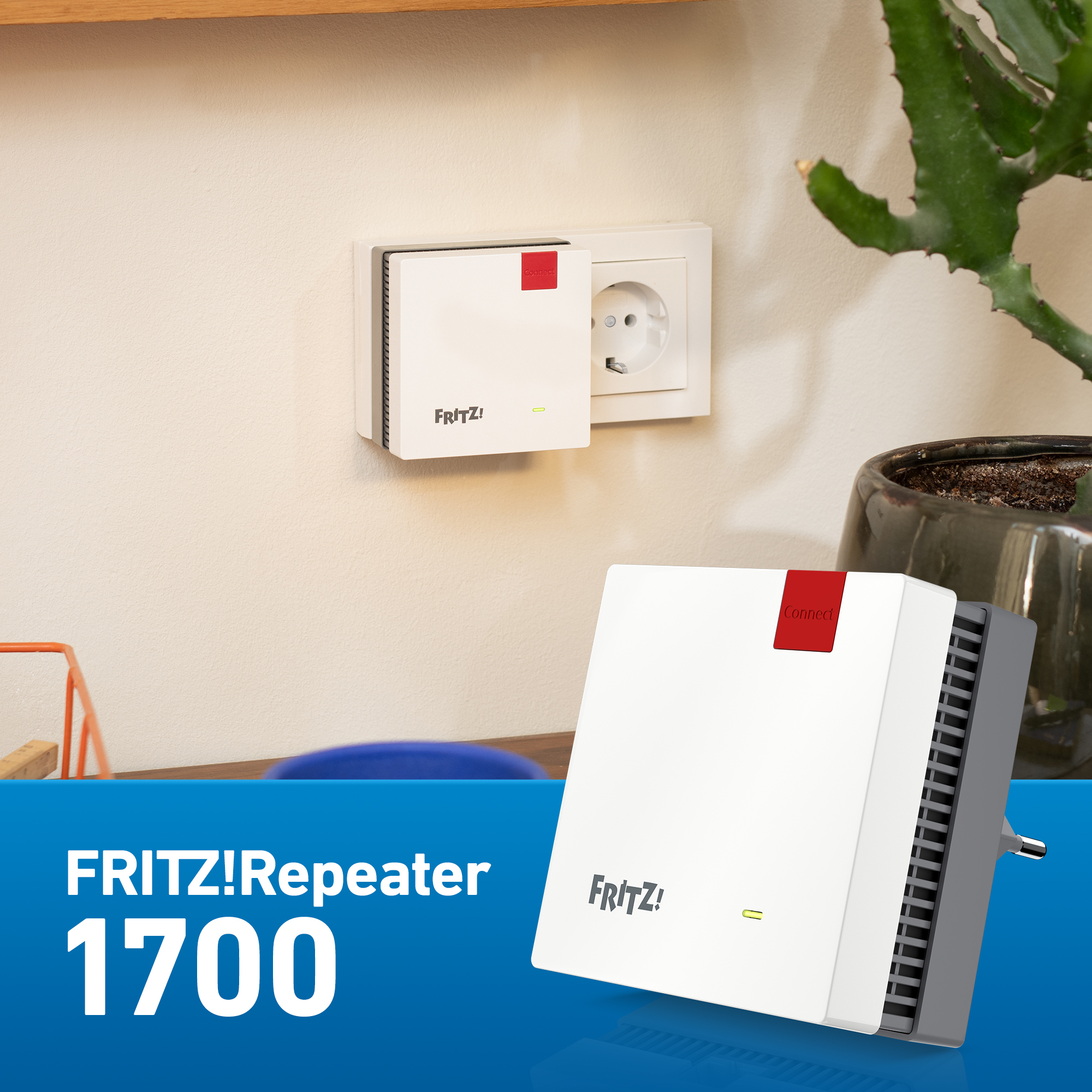 Repeater FRITZREPEATER 1700 EDITION INTERNATIONAL Netwerkrepeater Wit - Afbeelding 5