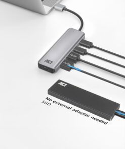 ACT USB-A hub 3.0, 2x USB-A, 2x USB-C - Afbeelding 6