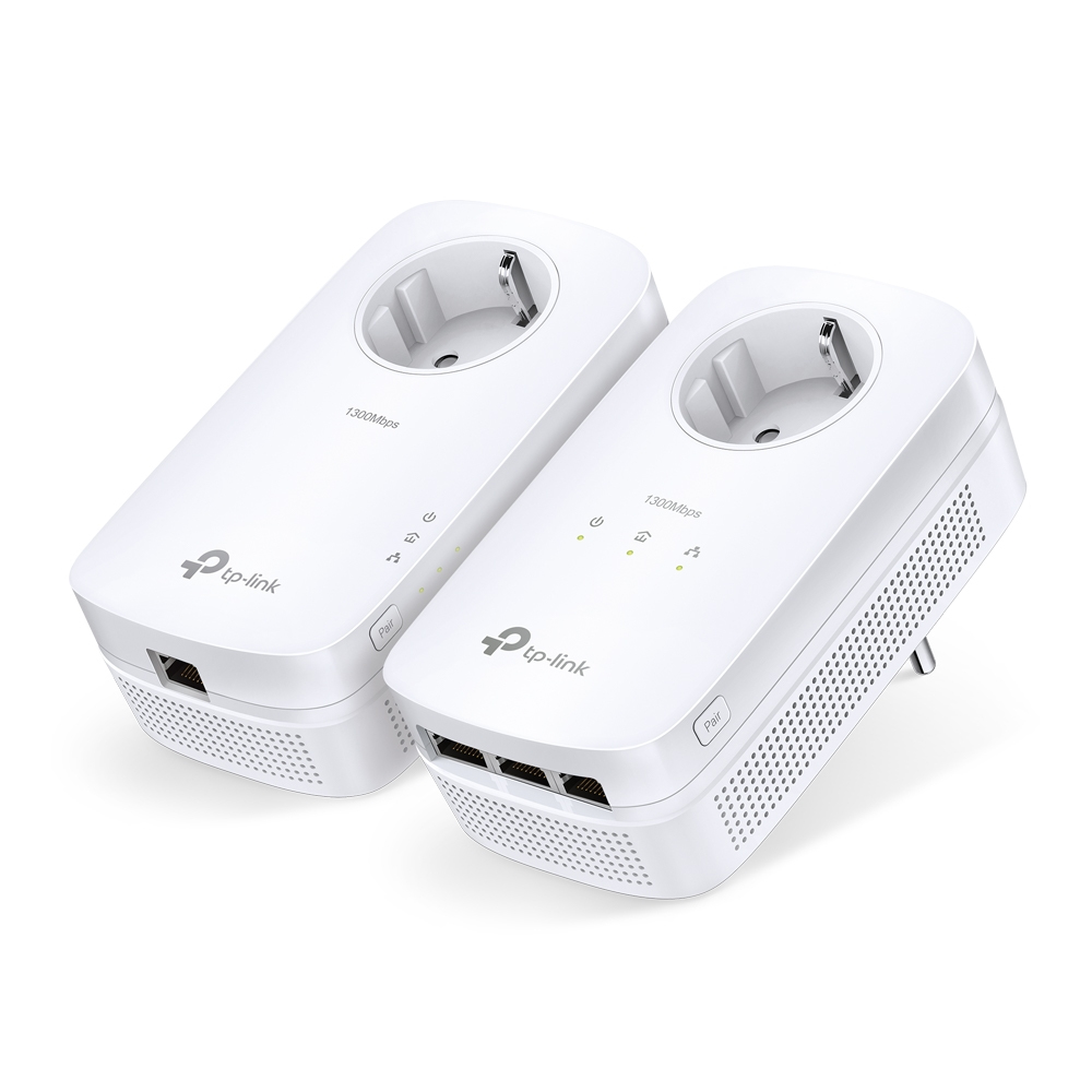 TP-Link TL-PA8033P KIT PowerLine-netwerkadapter 1300 Mbit/s Ethernet LAN Wit 2 stuk(s)
