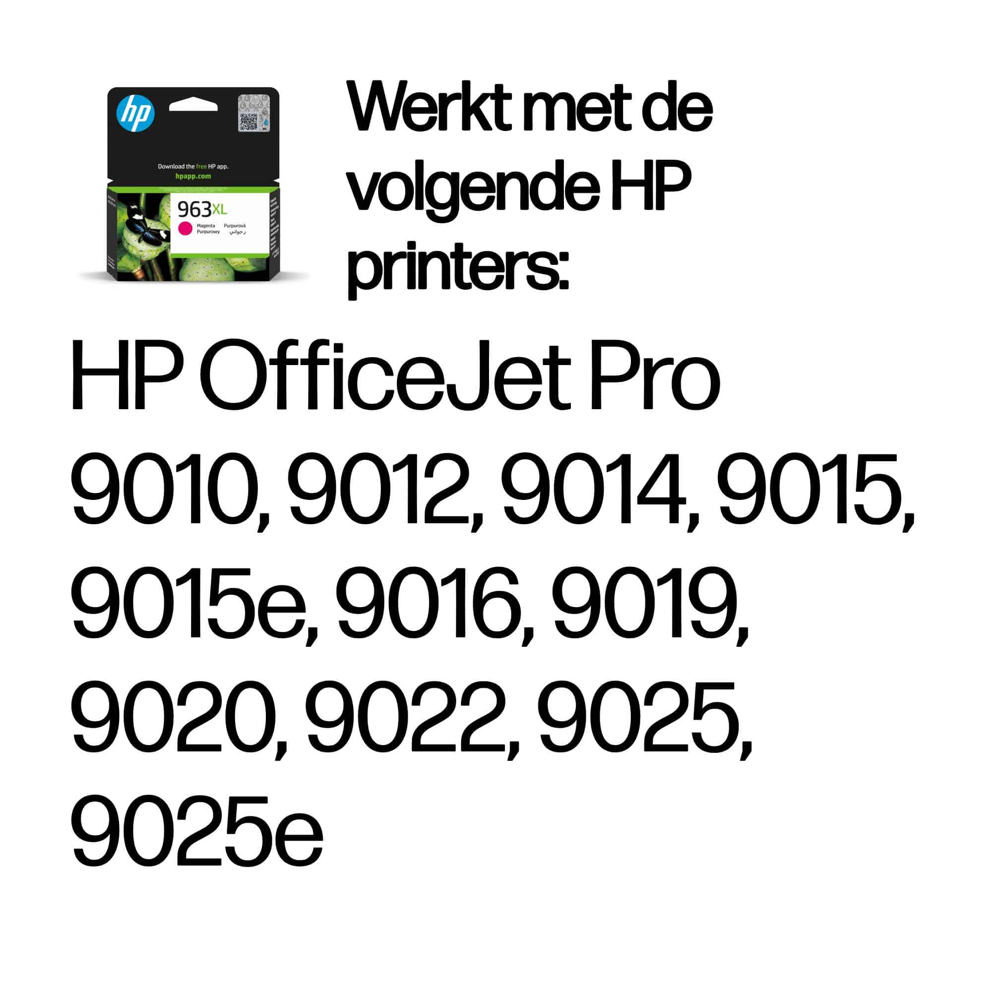 HP 963XL originele high-capacity magenta inktcartridge