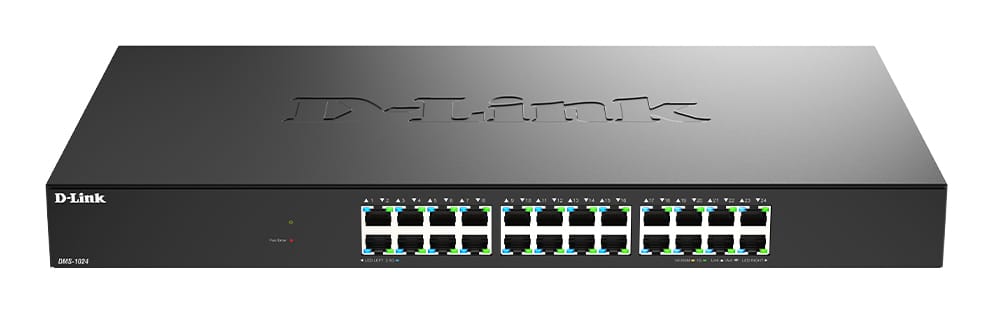 D-Link DMS-1024 Unmanaged 2.5G Ethernet (100/1000/2500) Zwart