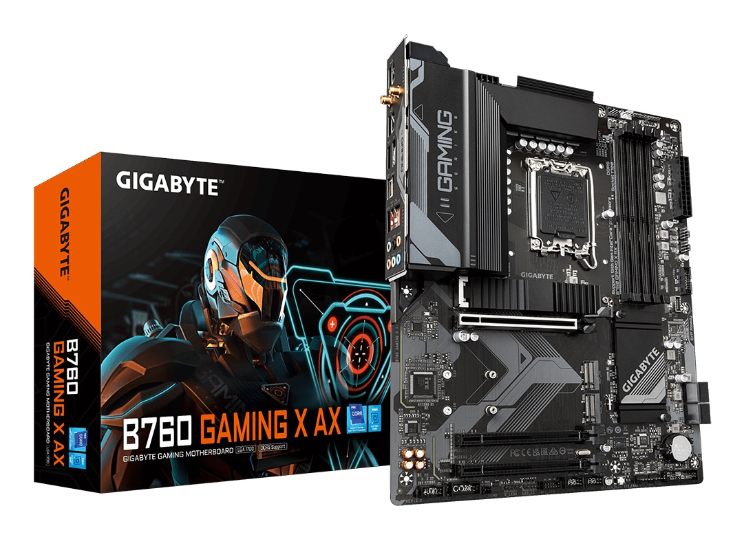 GIGABYTE B760 GAMING X AX moederbord Intel B760 Express LGA 1700 ATX