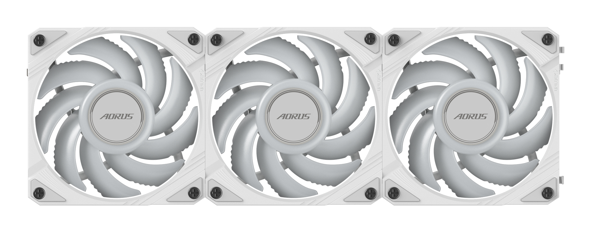 GIGABYTE AORUS EZ CHAIN FAN 120 ICE Moederbord Ventilator 12 cm Wit 1 stuk(s) - Afbeelding 6
