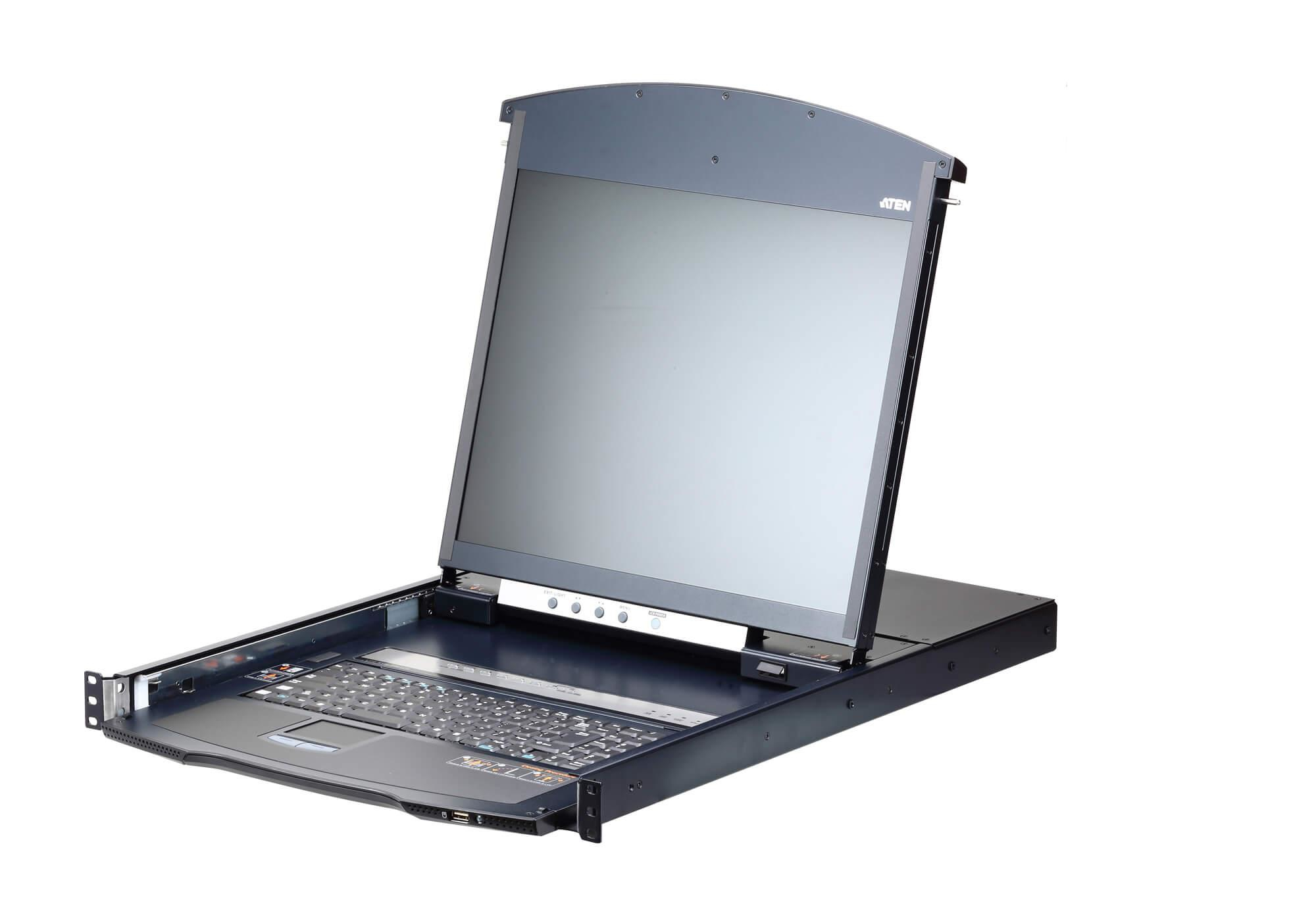 ATEN KL1116VN rack console 48,3 cm (19") 1280 x 1024 Pixels Metaal Zwart 1U