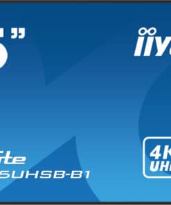 iiyama LH6565UHSB-B1 beeldkrant Kiosk-ontwerp 163,8 cm (64.5") LED Wifi 800 cd/m² 4K Ultra HD Zwart Type processor Android 11 24/7 - Afbeelding 2