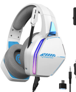 Oniverse Nebula Headset Bedraad Hoofdband Gamen USB Type-A Wit