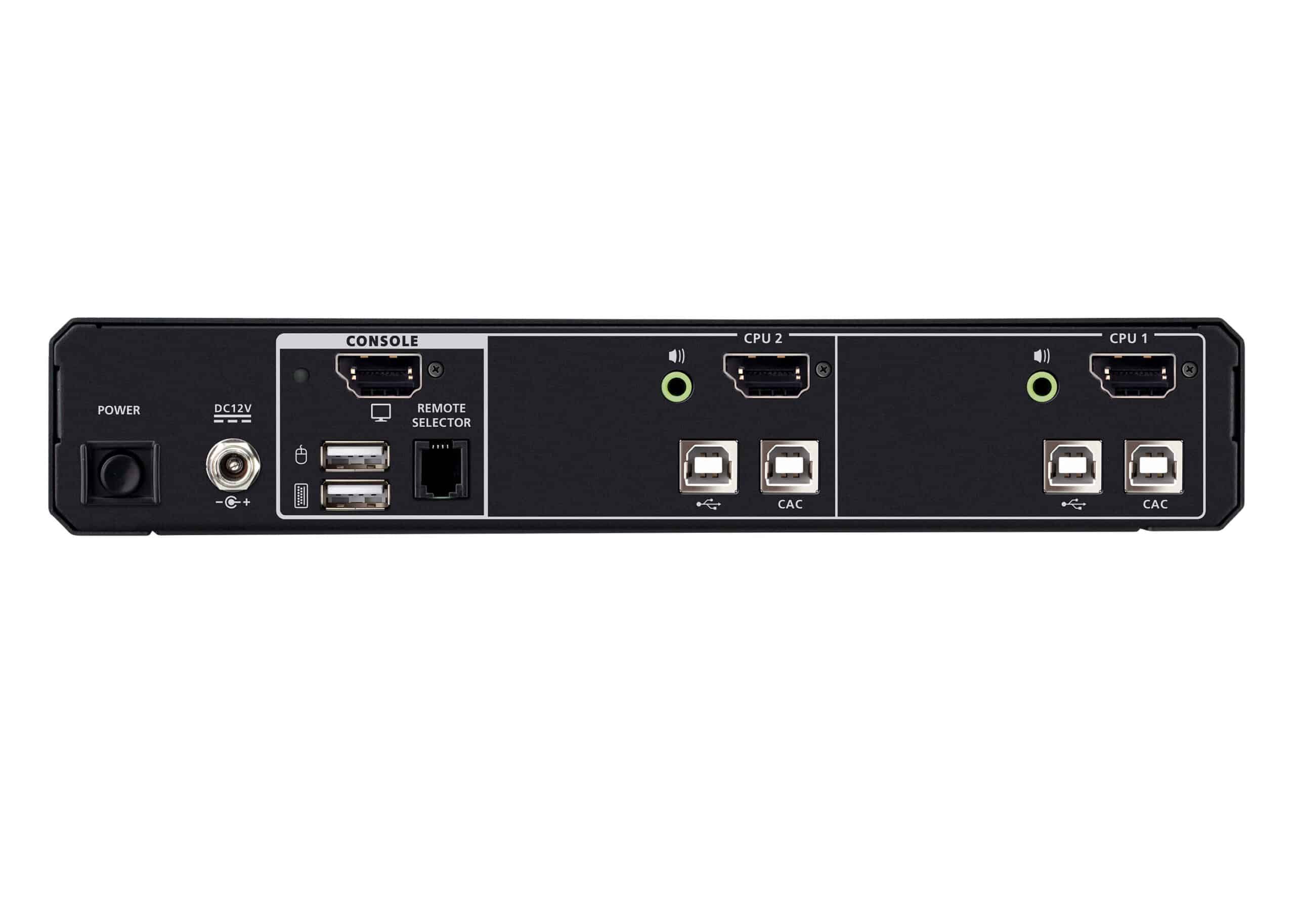 ATEN 2-poorts USB 5K DisplayPort/HDMI universele beveiligde KVM-switch met CAC (PSD PP v4.0-compatibel) - Afbeelding 3