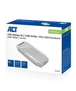 ACT USB 40Gbps M.2 2280 NVMe / PCIe SSD behuizing, tool-free - Afbeelding 4