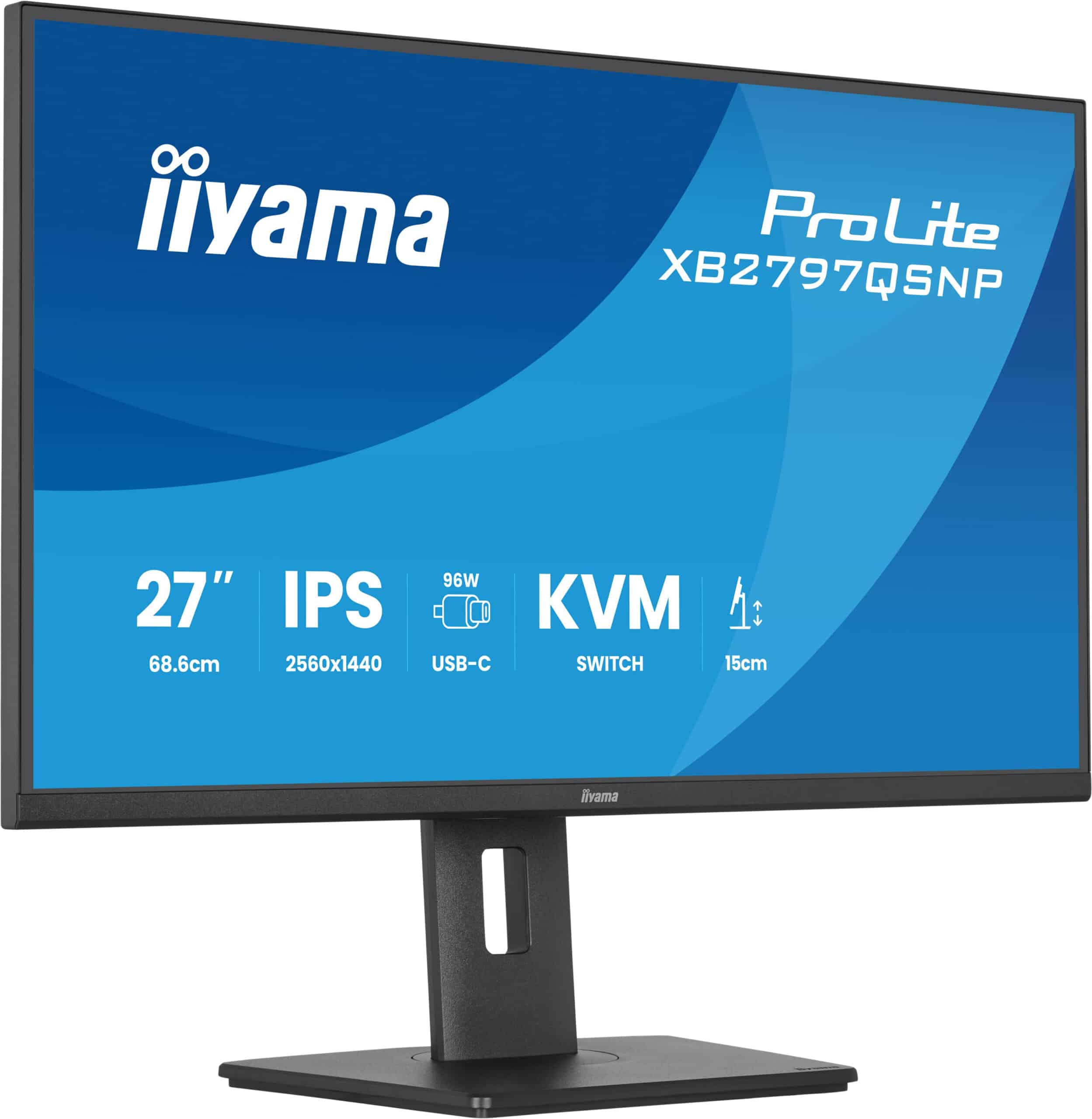 iiyama ProLite XB2797QSNP-B1 computer monitor 68,6 cm (27") 2560 x 1440 Pixels Quad HD LCD Zwart - Afbeelding 5